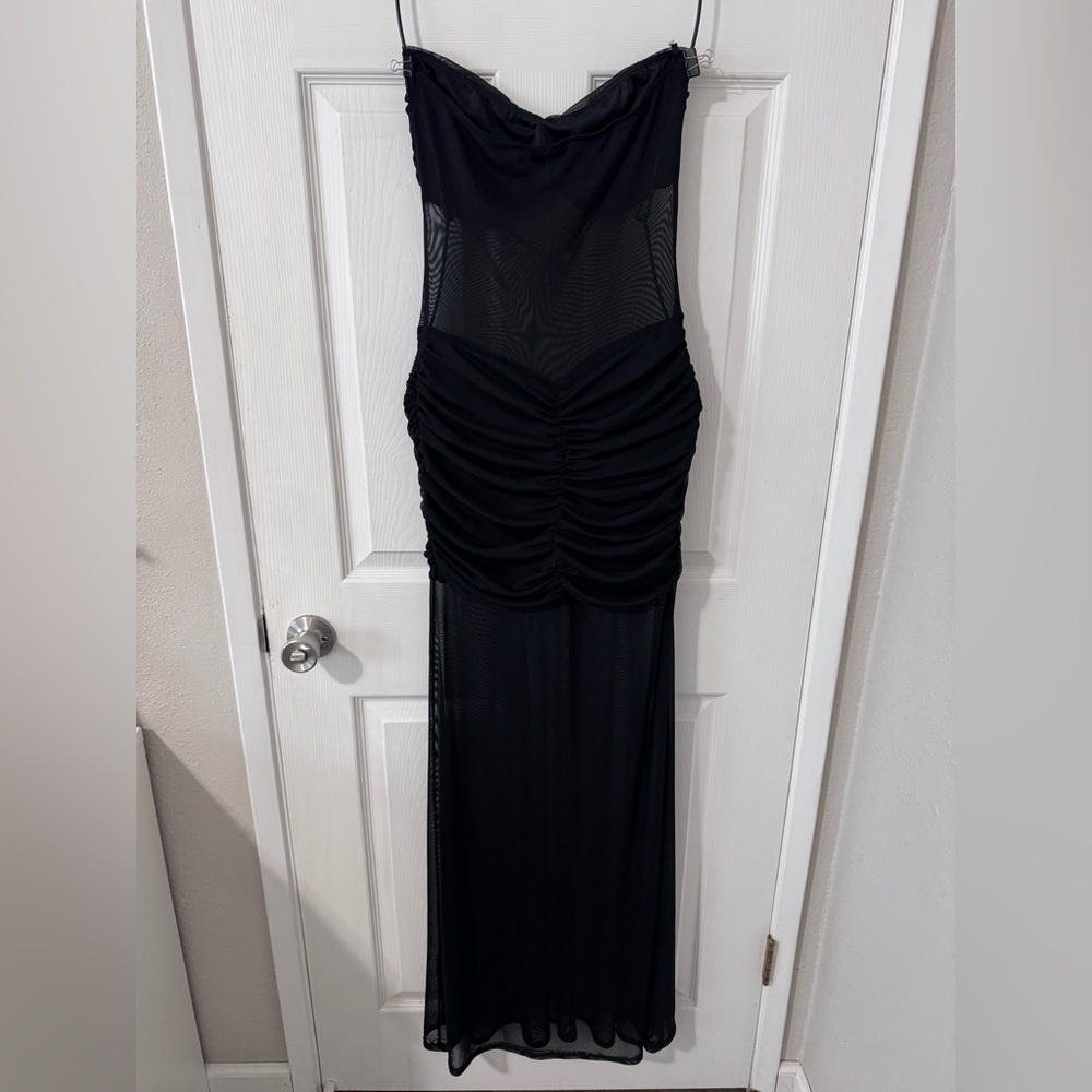 Windsor Sheer Mesh Maxi Dress - Picture 4 of 5